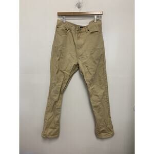Best Made Co Pants Mens 33x32 Beige Cotton Twill Straight Leg Made in Italy
